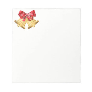 Bloco De Notas Sinos de Notepad de Natal