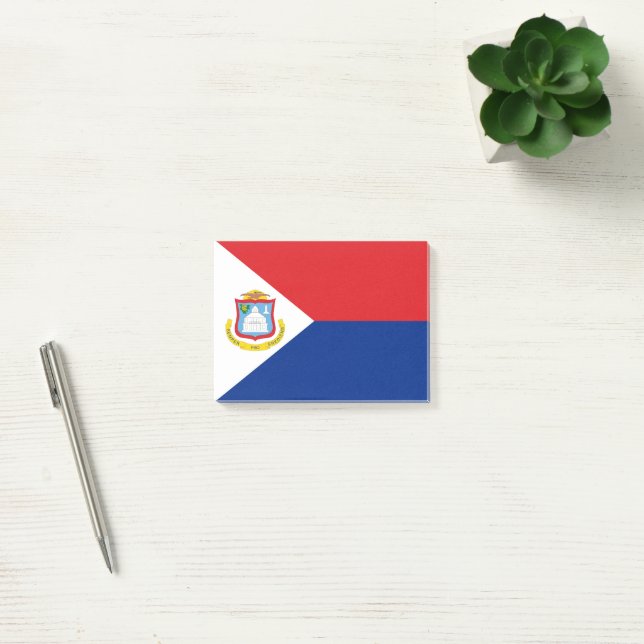 Bloco De Notas Sint Maarten flag (Escritótio)