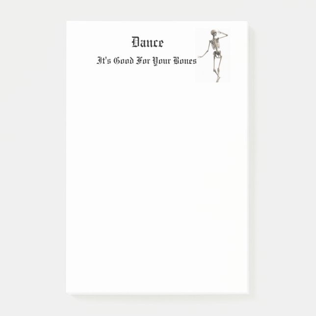 Bloco De Notas Skeleton Dance (Frente)
