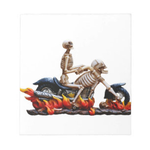Bloco De Notas Skeleton Rider