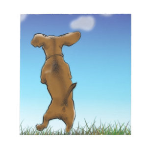 Bloco De Notas skipping_doxie_color