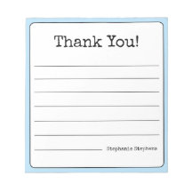 Sky Blue Retro Obrigado Seu Nome Está Vinculado