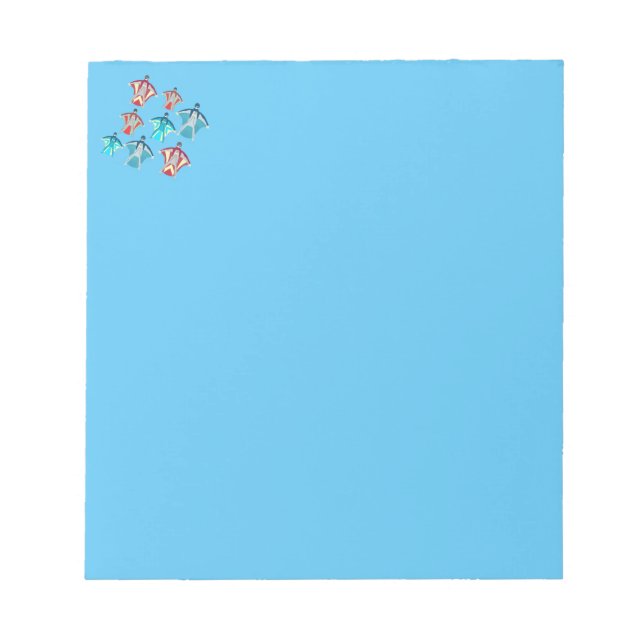 Bloco De Notas Skydiving de macacão (Frente)