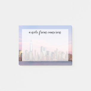 Bloco De Notas Skyline da Noite de Nova York