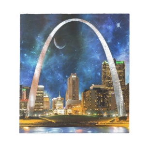 Bloco De Notas Skyline de Spacey St Louis
