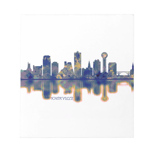 Bloco De Notas Skyline Knoxville (Frente)