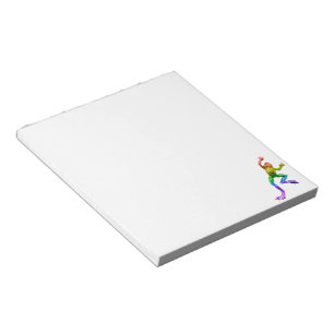 Bloco De Notas SlipperyJoe's Pride Frog animal crawling rainbow 