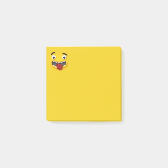 Bloco De Notas Smiley face emoji (Frente)