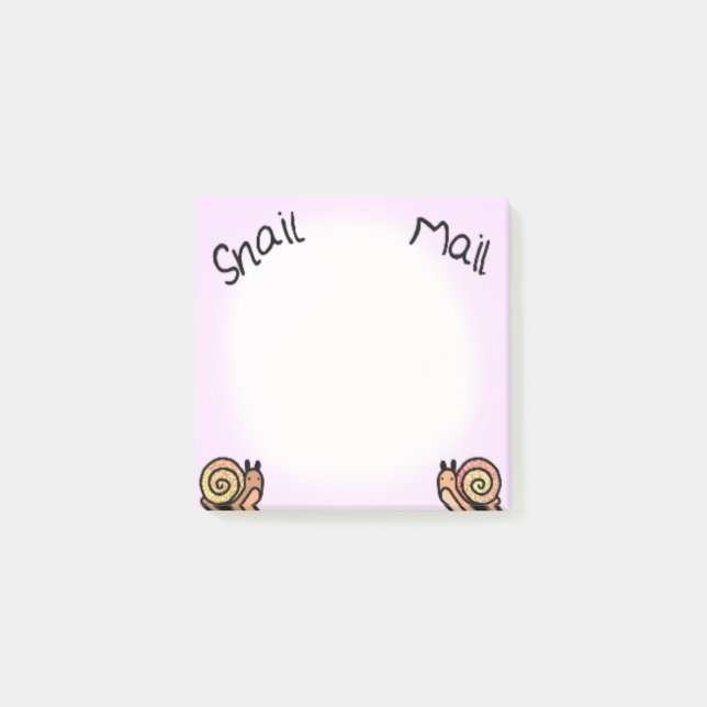 Bloco De Notas Snail mail (Frente)