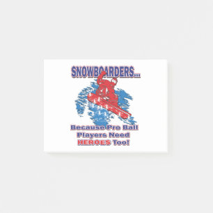 Bloco De Notas Snowboarders-Porque-Pro-Ball-Players-Need-Heros-T