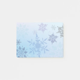 Bloco De Notas Snowflake Snowy Mountain Winter