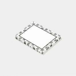 Bloco De Notas Snowflakes