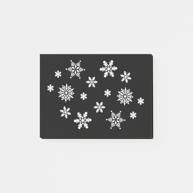 BLOCO DE NOTAS SNOWFLAKES DO INVERNO (Frente)
