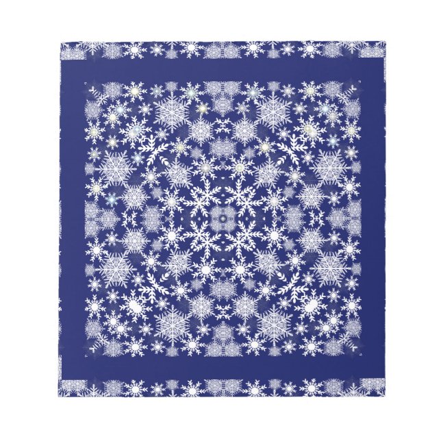 Bloco De Notas Snowflakes Lace (Frente)