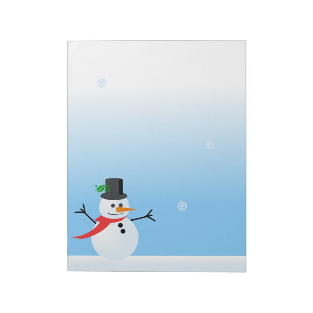 Bloco De Notas Snowman (Invertido)
