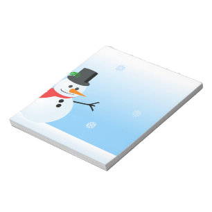 Bloco De Notas Snowman