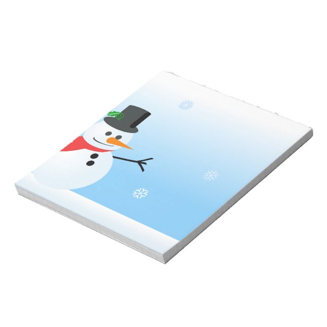 Bloco De Notas Snowman (Invertido)