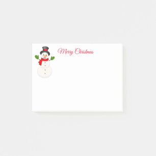 Bloco De Notas Snowman Posta as notas