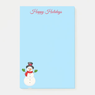 Bloco De Notas Snowman Posta as notas