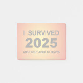 Bloco De Notas Sobrevivi 2025