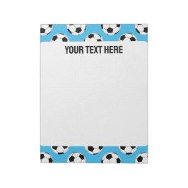 Bloco De Notas Soccer Ball Pattern
