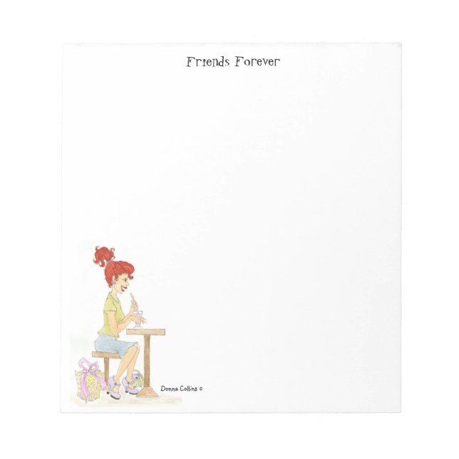 Bloco De Notas Soda Fountain Friends (Frente)