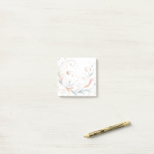 Bloco De Notas Soft Flourish Desk  Notes - Post-It Notes (Na mesa)
