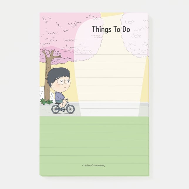 Bloco De Notas sojaMel(67) floração de cereja (Frente)