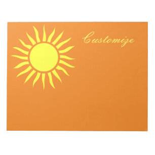 Bloco De Notas Sol Ardente Thunder_Cove