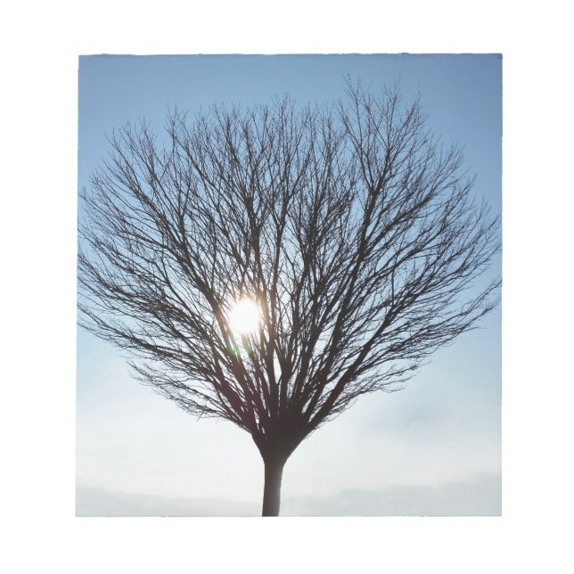 Bloco De Notas Sol de inverno (Frente)