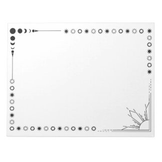 Bloco De Notas sol e humor