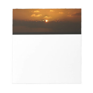 Bloco De Notas Sol Por Trás Das Nuvens I Via Laranja