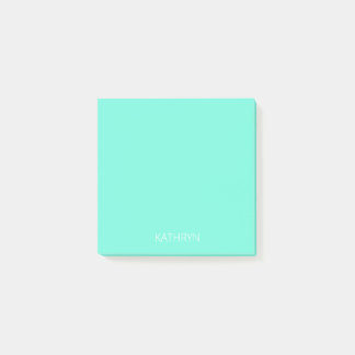 Bloco De Notas solid rich royal mint green