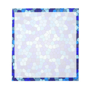 Bloco De Notas Sombras de Vidro Azul Obtido por Shirley Taylor
