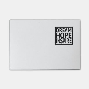 Bloco De Notas Sonho - esperança - inspire