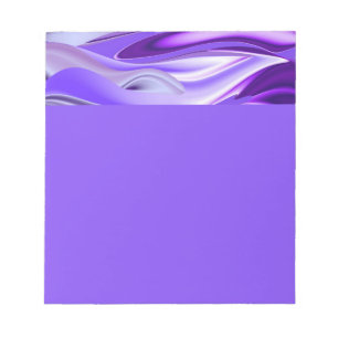 Bloco De Notas Sonhos de Arco-Íris de Flor Roxo