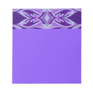 Bloco De Notas Sonhos de Arco-Íris de Flor Roxo