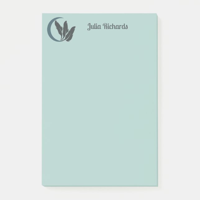 Bloco De Notas Sonhos de Terrarium do Escritor (Frente)