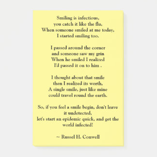 Bloco De Notas Sorria