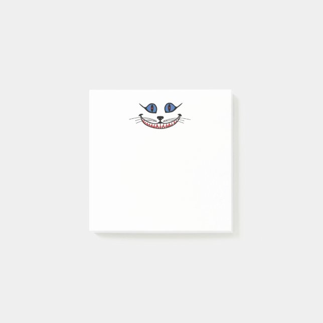 Bloco De Notas Sorriso do Gato de Cheshire  (Frente)