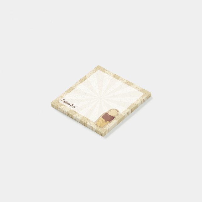 Bloco De Notas Sorvete de duas bolas (Inclinado)