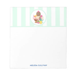 Bloco De Notas Sorvete Desserts Flavors Neopolitan