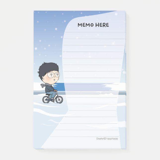 Bloco De Notas sosoHoney(54) inverno (Frente)