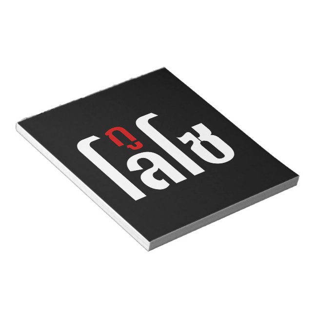 Bloco De Notas Sou LOSO Tailandês - Script de Linguagem Navegável (Inclinado)