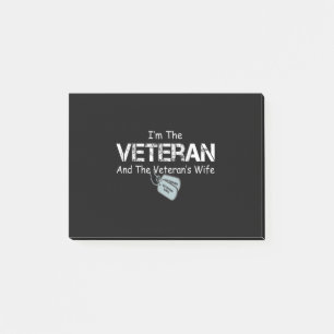 Bloco De Notas Sou o Veterano e a Mulher Veterana Veteranos