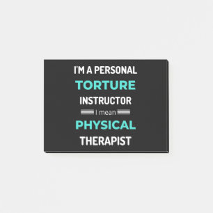 Bloco De Notas Sou um instrutor de tortura pessoal.