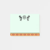 Southwestern Feather Kokopelli Notas
