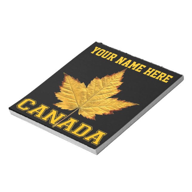 Bloco de Notas Souvenir Folha de Bordo Canadá Vars (Invertido)