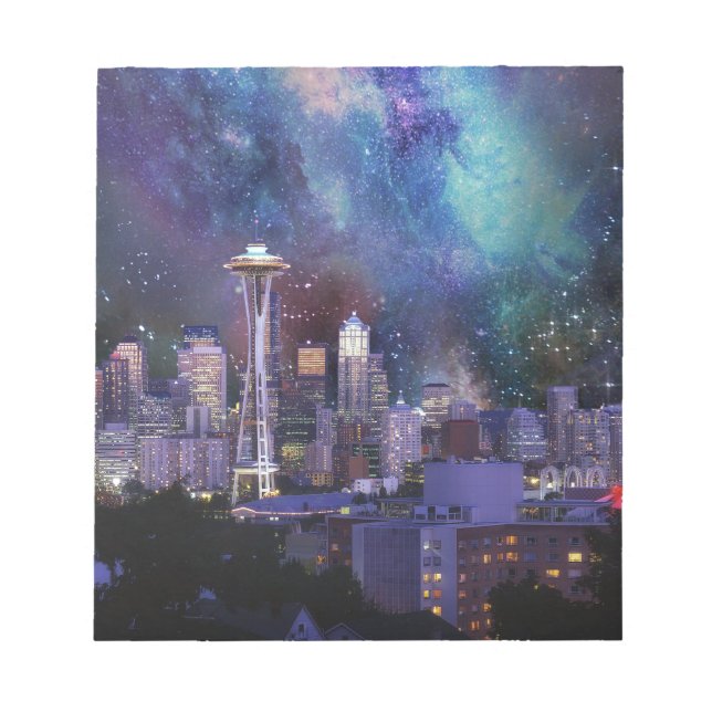 Bloco De Notas Spacey Seattle (Frente)
