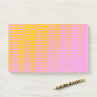 Bloco De Notas Sparkle yellow and pink post-it notes